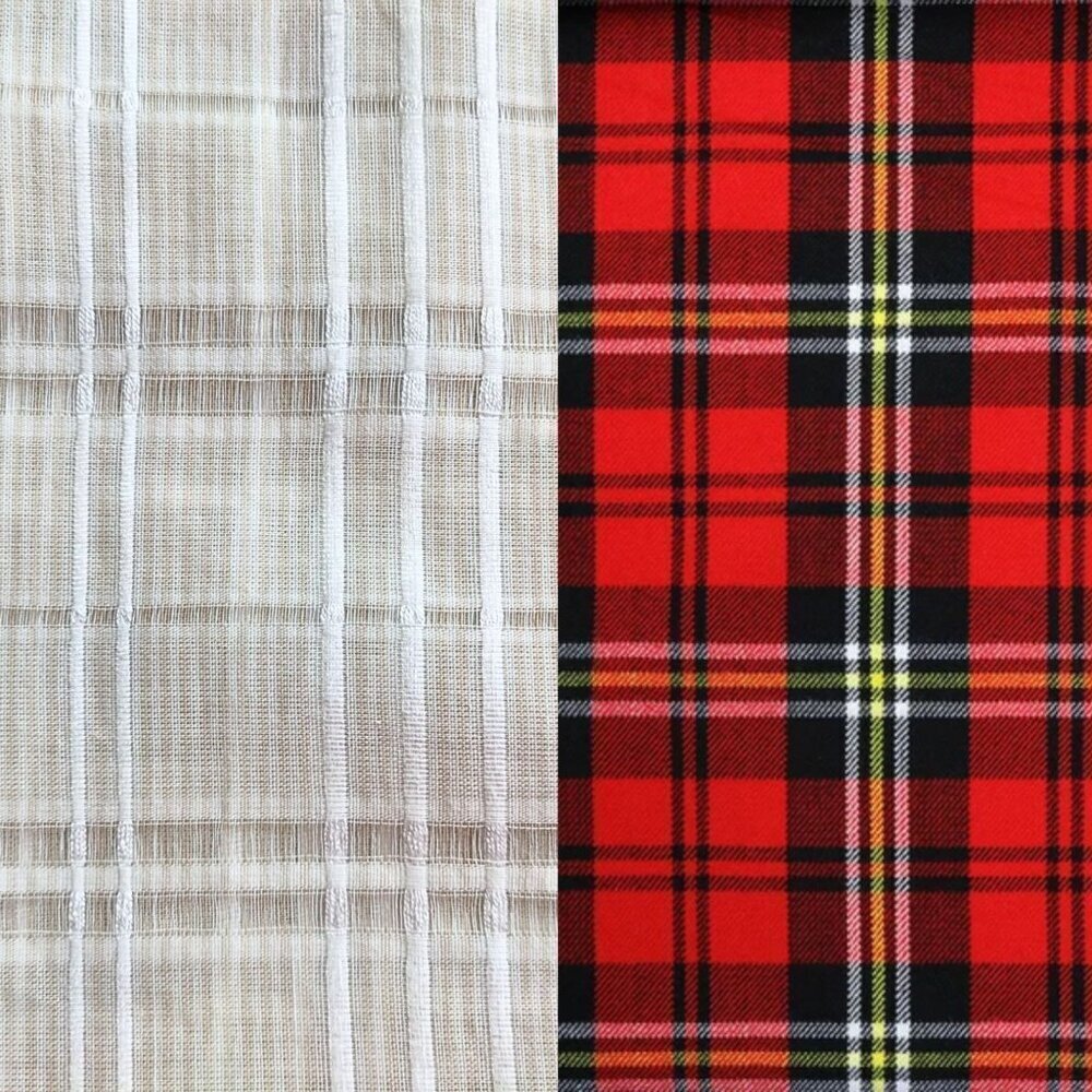 Ethereal LISA MARIE FERNANDEZ Ivory MacPherson Plaid Boho Smock Midi Dress - Picture 3 of 10
